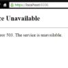 Ошибка 503 the service is unavailable